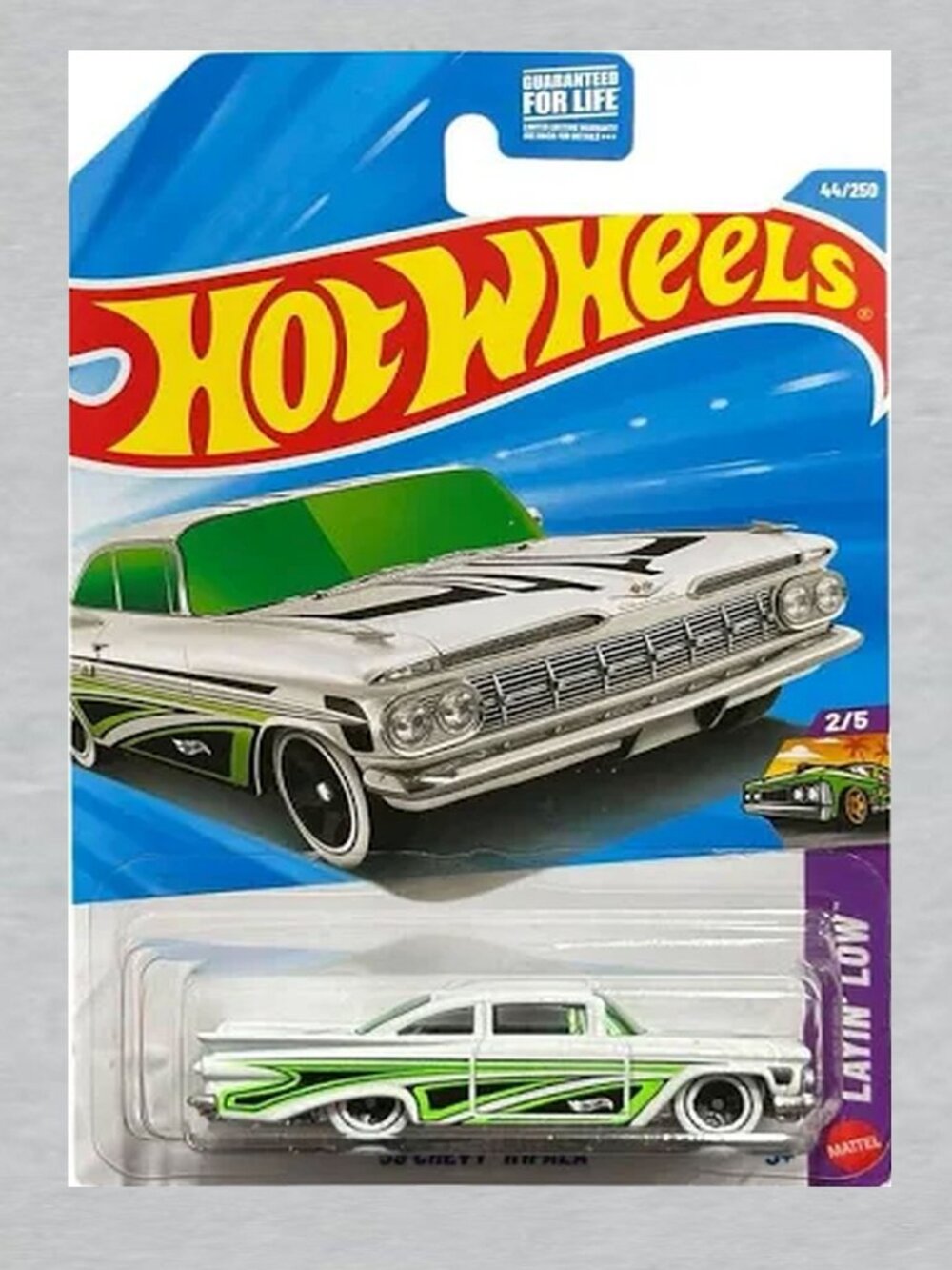 Hot Wheels '59 Chevy Impala WHITE